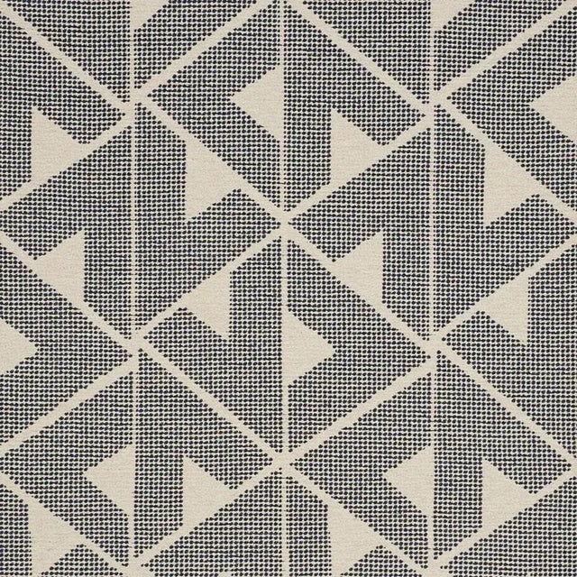 Sample - Schumacher Sierra Fabric in Indigo For Sale