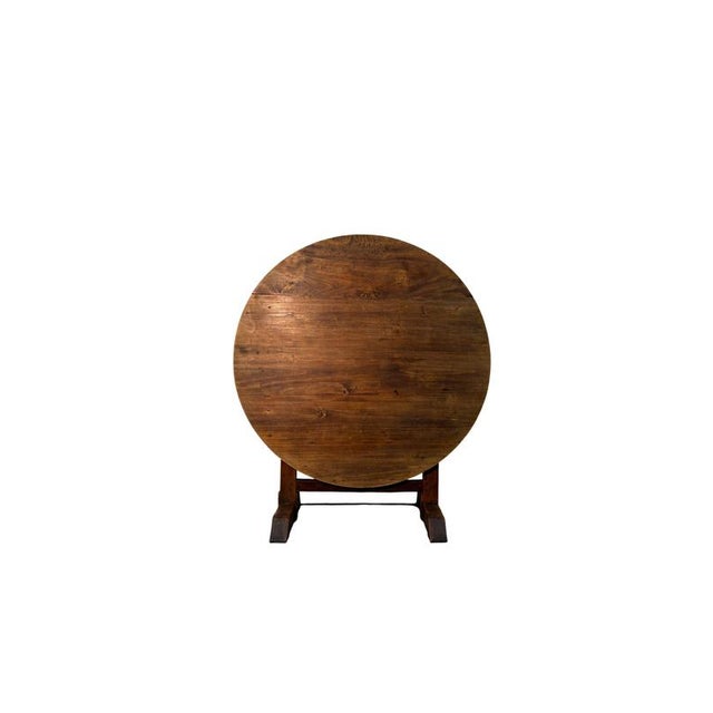Early 20th Century Vintage Walnut Vineyard Table, 1900s For Sale - Image 5 of 5