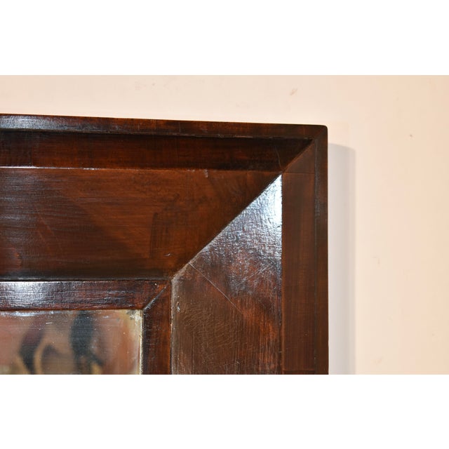 19th Century 19th Century Walnut Mirror From England For Sale - Image 5 of 12