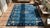 Royal Blue Brilliant Blue and Ivory Color With Delicate Florid Antique Chinese Peking Rug For Sale - Image 8 of 10