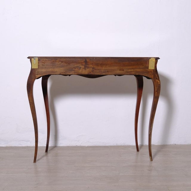1950s Louis XV Style Wooden Console Table, 1950s For Sale - Image 5 of 18