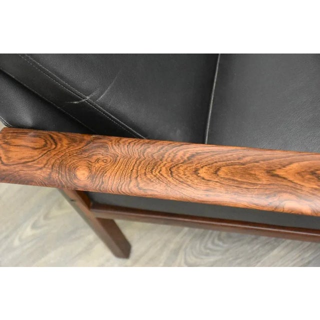 Wood Modern Rosewood Lounge Chairs by Knut Sæter For Sale - Image 7 of 12