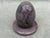 Mid 20th Century Vintage Purple Hand Carved Alabaster Egg and Stand Italy For Sale - Image 5 of 16