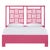 Finn Platform Bed Queen - Pink For Sale - Image 12 of 12