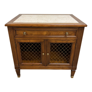 Vintage Kindel Belvedere Mid Century Cherry Regency Style Nightstand