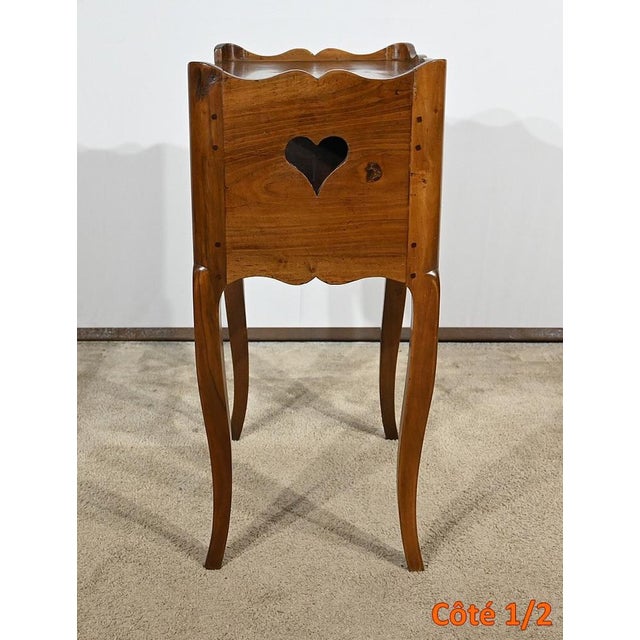 Brown Small 18th Century Louis XV Walnut Side Table For Sale - Image 8 of 16