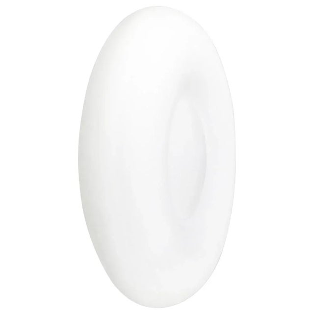 Vintage German Oval White Opaline Glass Wall Lamps For Sale - Image 11 of 11