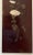 1940s Vintage 1940’s Asian Lacquered Red Mahogany Art Panels With Brass and Tin Flowers and Butterflies Inlay - Set of 2 For Sale - Image 5 of 12