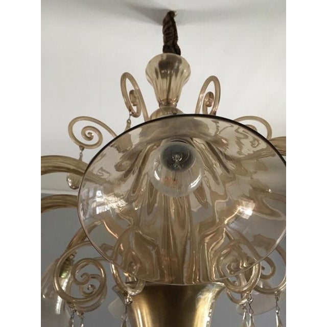 Mid-Century Modern Murano Blown Glass Chandelier, Italy, 1960s For Sale - Image 13 of 18