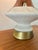 Wood Mid Century Modern Teak + Chalkware Table Lamp For Sale - Image 7 of 11