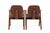 1950s Pair Mid Century Brown Plywood Arm Chairs by Joe Atkinson for Thonet For Sale - Image 5 of 12