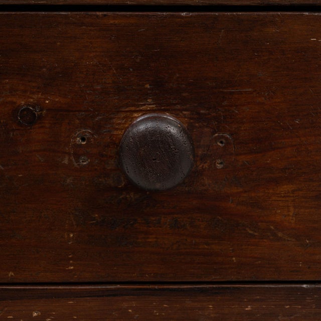 19th Century France Brown Wood Chests of Drawers For Sale - Image 4 of 11