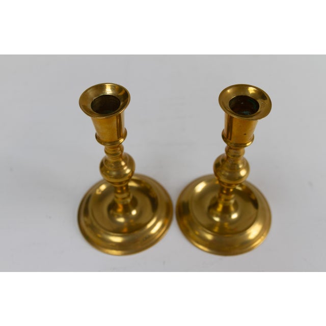 Antique Danish Brass Candlesticks, 1890s, Set of 4 For Sale - Image 9 of 17