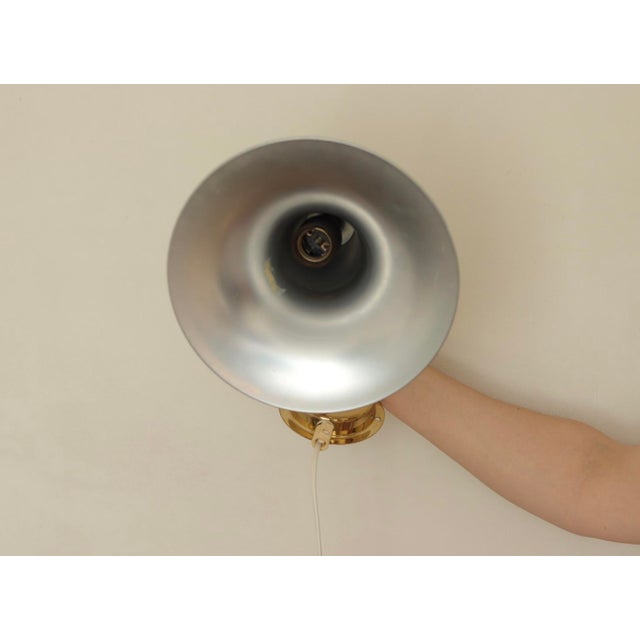 Vintage Trump Shape Lights in Brass by Börje Claes for Norlett Elit, 1960s, Set of 2 For Sale - Image 9 of 18