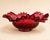 Add a touch of elegance to your home with this Vintage Cranberry Hobnail Art Glass Ruffled Bowl, beautifully crafted in...