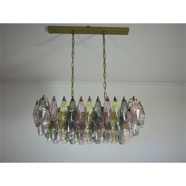 Murano Poliedri Chandelier by Carlo Scarpa, 1990 For Sale - Image 12 of 18