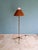 Mid-Century Modern Brass Floor Lamp with Rattan Lampshade, 1950s For Sale - Image 15 of 18