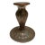 Vintage Copper Pewter Forged Candleholder For Sale