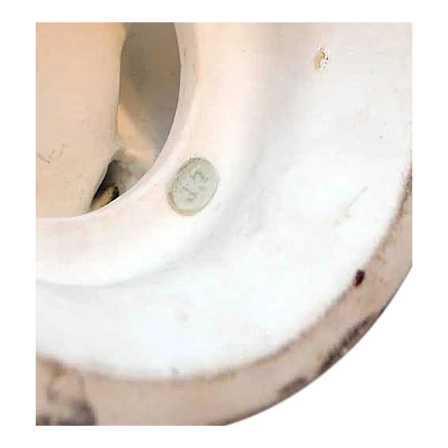 Fall in love with a gypsy girl figurine, hand painted and gilt decorated porcelain bisque, 19th century, J.7'...