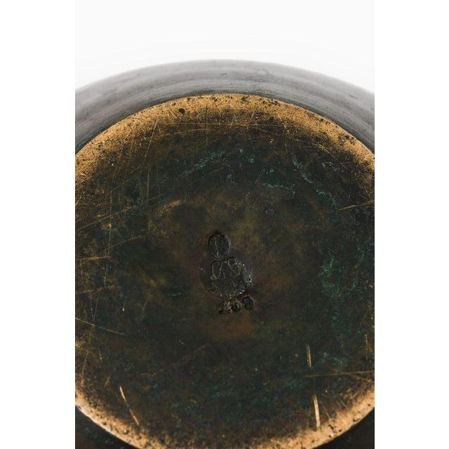 1950s Bronze Vase by Just Andersen, 1950s For Sale - Image 5 of 6
