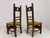 Brown Vintage Arts and Crafts Dining Chairs, 1920, Set of 6 For Sale - Image 8 of 14