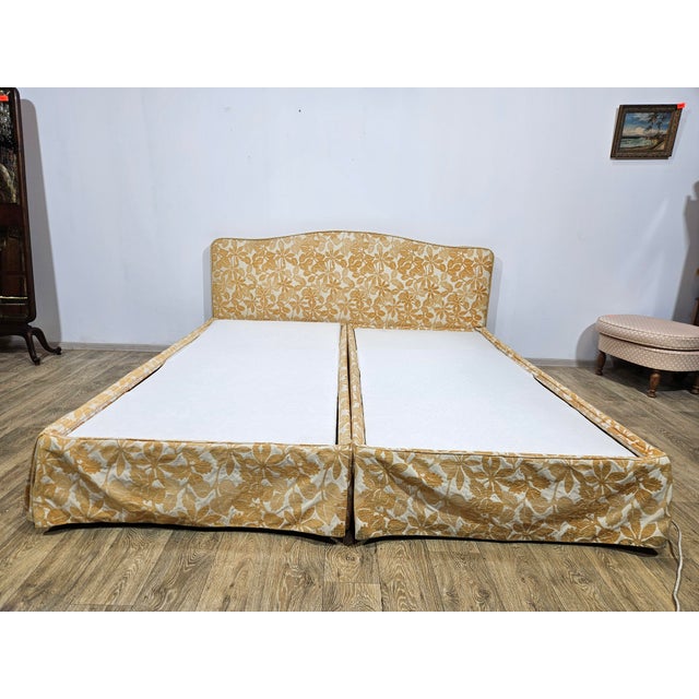 Goldenrod Vintage Double Electric Bed, 1970s For Sale - Image 8 of 18