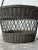 Antique Black Painted Wicker Gathering Basket, Circa Early 20th Century For Sale - Image 14 of 17