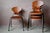 Brown Danish Stackable Chairs by Steen Eiler Rasmussen & Kai Lyngfeldt Larsen for Danbork, 1950s, Set of 4 For Sale - Image 8 of 18