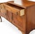 Wood 1940s Antique Honey-Brown Wood Buffet With Oval Mirror and Cabriole Legs For Sale - Image 7 of 10