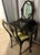 This vintage high quality classic 2-piece vanity set features Queen Anne style legs and an adjustable oval swivel mirror....