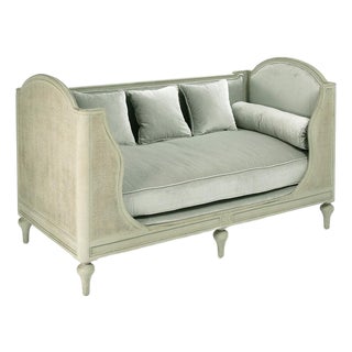 Winni Daybed - Sage Velvet / Sage Painted Frame For Sale