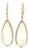 Italian 14k Rose Gold Mother-of-Pearl Diamond Drop Earrings, Pair For Sale