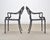 Kenneth Lynch Style Star and Dolphin Garden Table and Six Chairs For Sale - Image 12 of 18