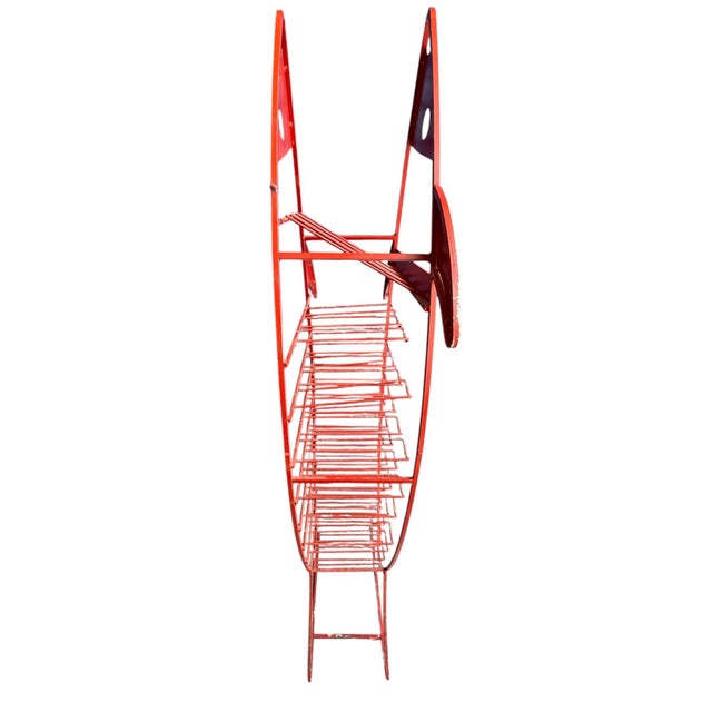 Mid 20th Century French Mid Century Fish Wine Bottle Holder For Sale - Image 5 of 7