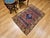 Brown 19th Century Handwoven Anatolian Village Area Rug, Wool, Red & Navy, 3' x 5' For Sale - Image 8 of 18