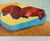 Dogs Painting Poster after David Hockney For Sale