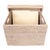 Artifacts Rattan Letter File Storage Box with Lid in White Wash For Sale In Houston - Image 6 of 8