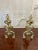 Gold Antique Victorian Ornate Brass Fire Dogs, 1870s, Set of 2 For Sale - Image 8 of 8
