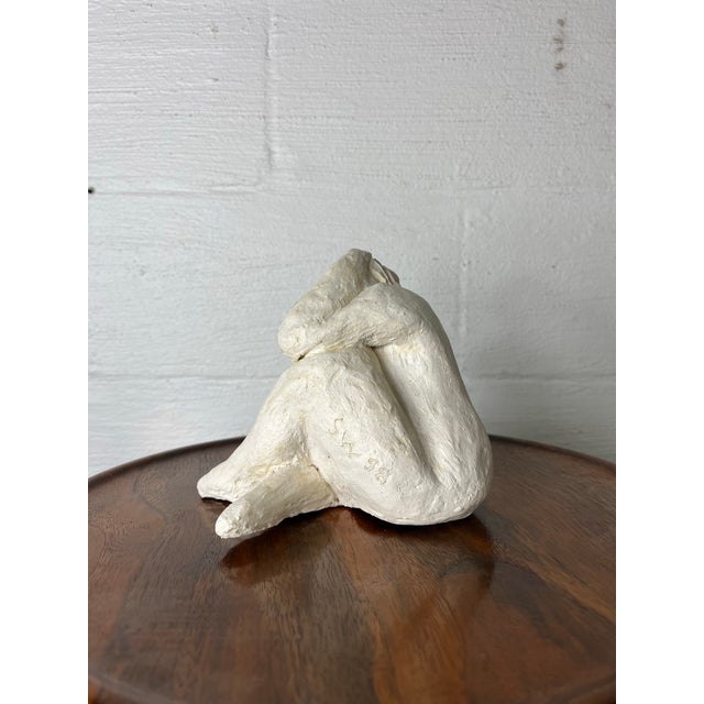 Late 20th Century Plaster Seated Nude Post-Modern Contemporary For Sale - Image 4 of 12