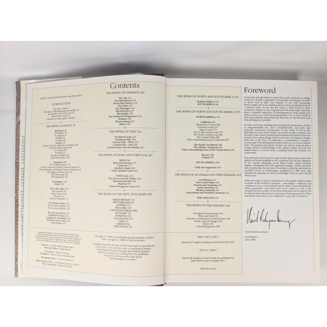 Paper 1988 Sotheby's World Wine Encyclopedia by Tom Stevenson – Vintage Illustrated Hardcover For Sale - Image 7 of 9