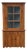 American Pine Glazed Corner Cupboard For Sale