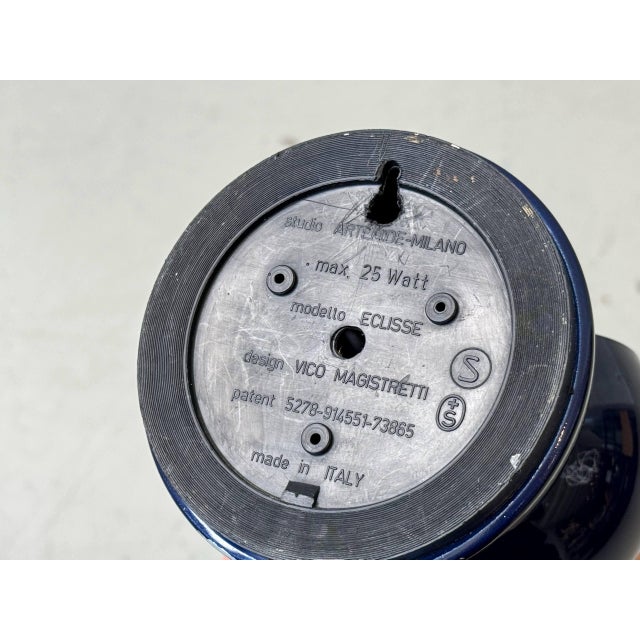 Eclisse Table Lamp by Vico Magistretti for Artemide, Italy, 1960s For Sale - Image 10 of 11