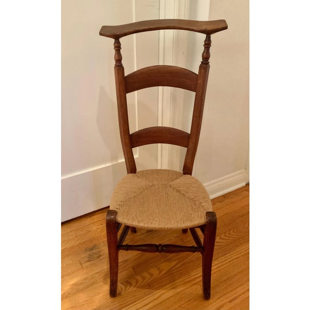 Brown Mid 19th Century French Provincial Prie Dieu Chair For Sale - Image 8 of 13