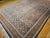 Vintage Persian Tabriz Afshan Rug, Hand-Knotted Wool, Allover Geometric Caucasian Kuba Pattern, Navy & Red, 10x14 For Sale - Image 10 of 12
