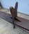 Rustic Wood Farmhouse Bench, 1950s For Sale - Image 9 of 17