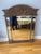 2000s Large Decorative Mirror With Carved Wooden Frame For Sale - Image 4 of 4