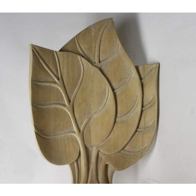 Organic Leaf Shape Wood Chair by Bartolozzi and Maioli Chairish