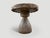 Andrianna Shamaris Century Old Teak Wood Round Side Table For Sale - Image 4 of 6