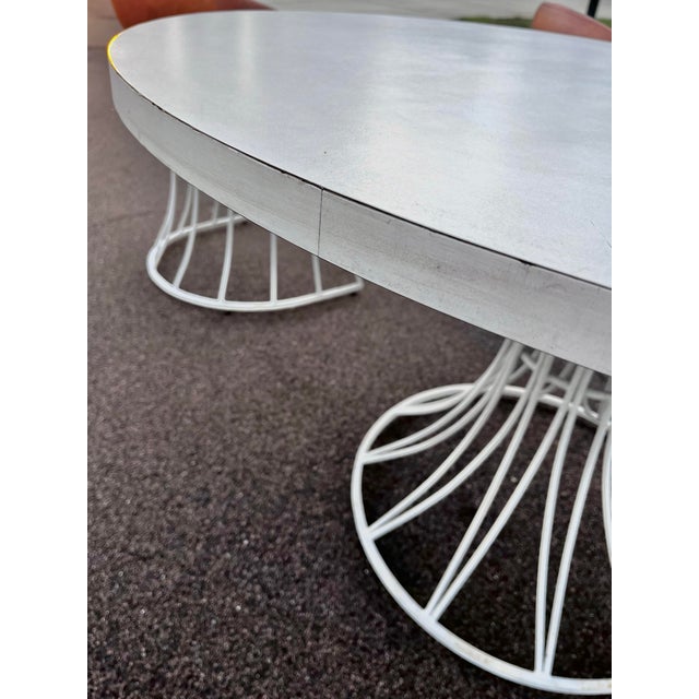 White Modern Mid Century Dining Set | by Max Stout for Blacksmith For Sale - Image 8 of 11