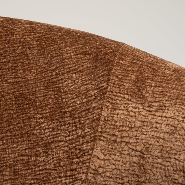 French 19th Century France Burnt Orange Wood Armchair For Sale - Image 3 of 10